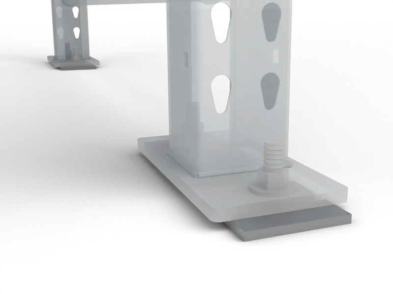 Pallet Rack Anchors & Footplates: Shims. Level the column, within the maker's shim limits.