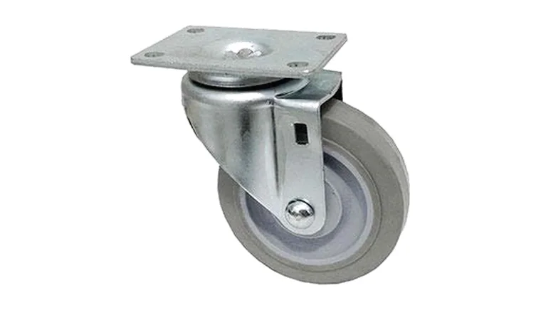Dolly Wheel, 4” Gray Rubber