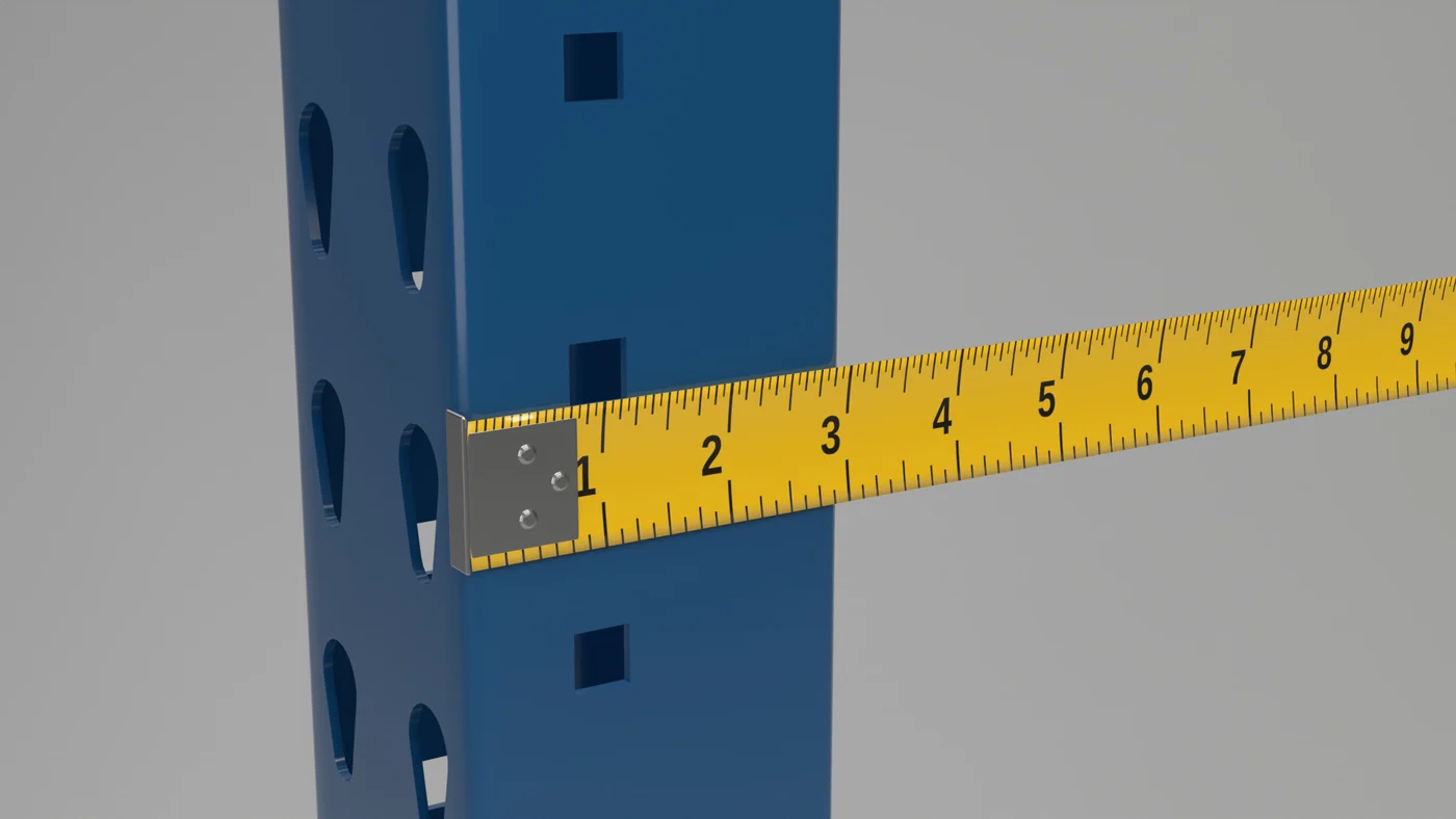 Post Depth: Measure the side of the column, from front to back.