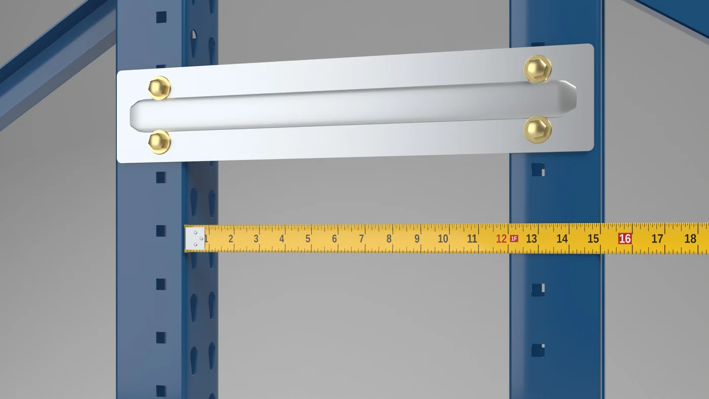 Row Spacer: Measure the gap between the two back-to-back frames the spacer holds.