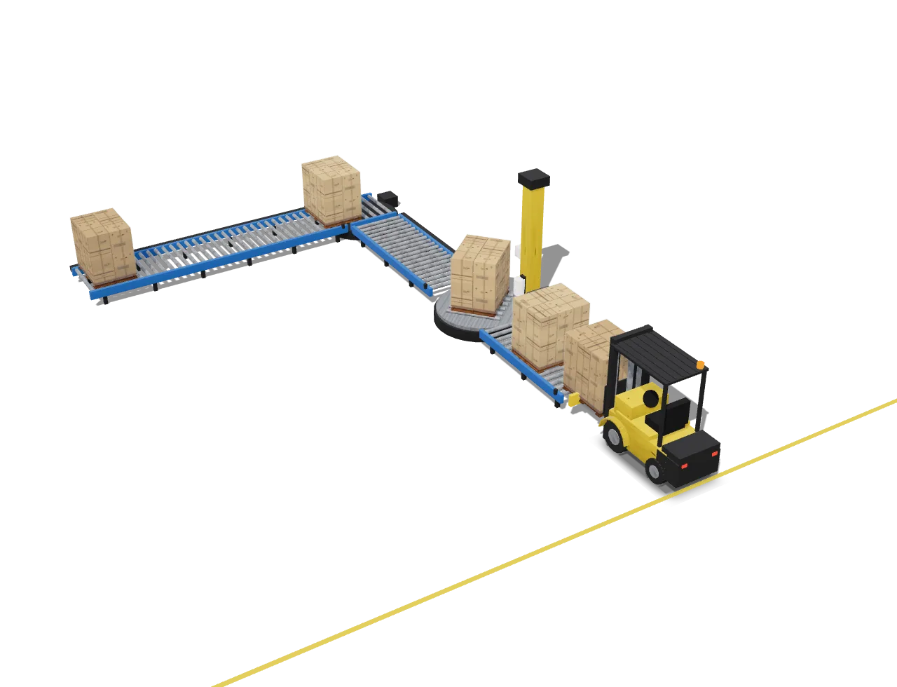 Conveyor installed by Handy Equip