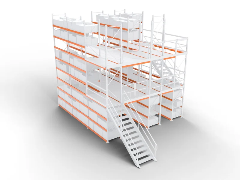 Pick Modules: Beams. Carry the pick levels and decks.
