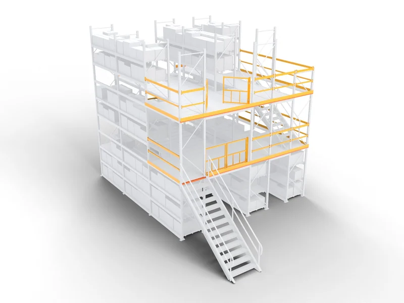Pick Modules: Guardrails and gates. On every open edge and loading point.