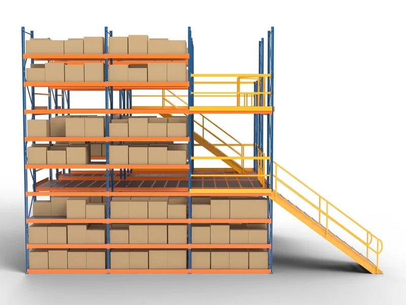 Pick Modules: Side view. Replenishment to pick side.
