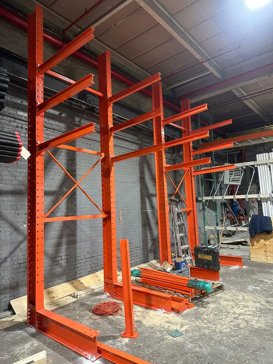 Cantilever rack install