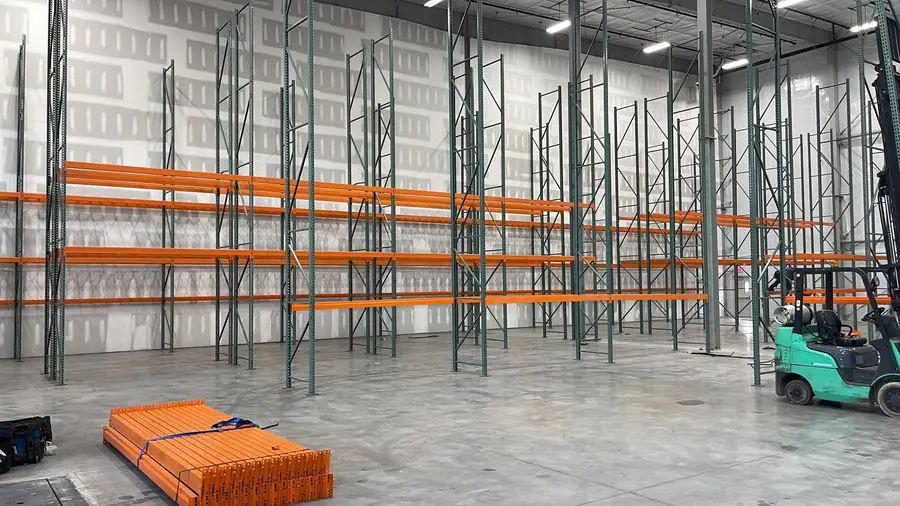Pallet racking install
