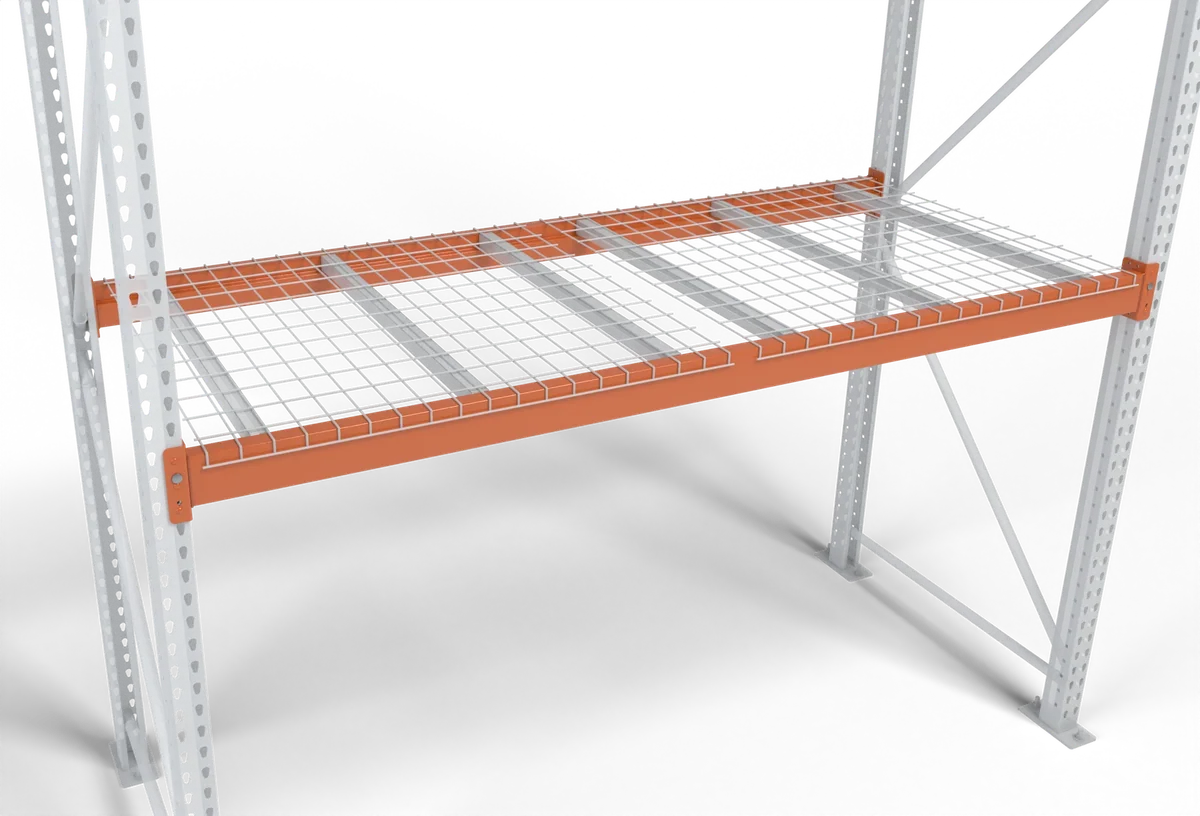 A teardrop step beam with its wire deck