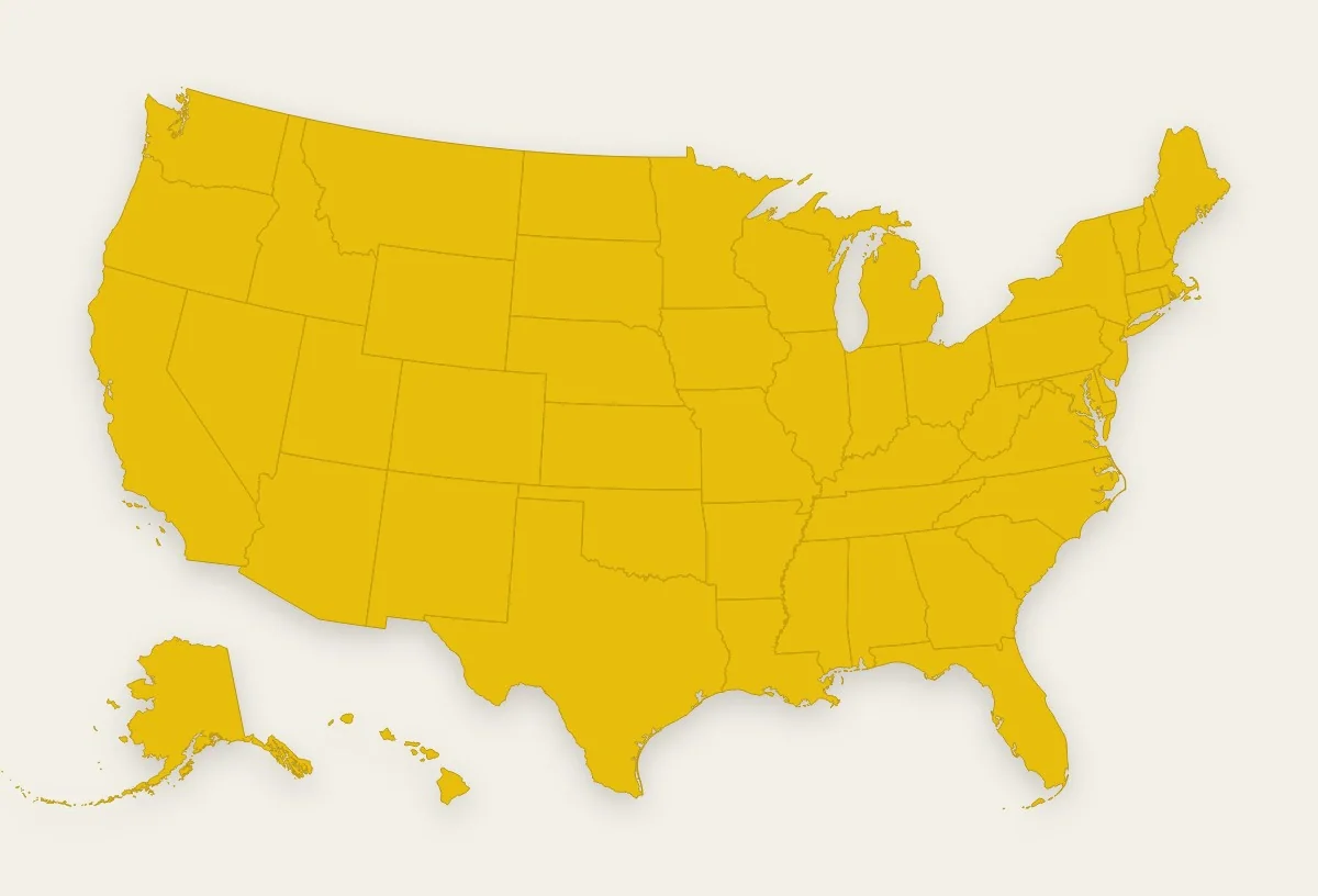Map of the United States