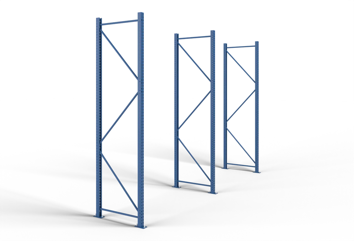A teardrop upright frame